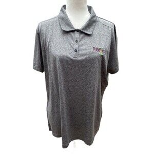Nike Golf Dri-Fit Style#47445 The Potatoes USA Gray Polo Golf Shirt Size 2XL XXL